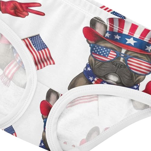 Cartoon Dogs French Bulldogs Girls Underwear Toddlers 2t Cotton Girl Panties Cute Fun Briefs Undies Kids4