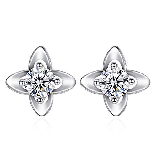 Pendientes de circonita para mujer ideales para looks de oficina diarios y cenas de gala