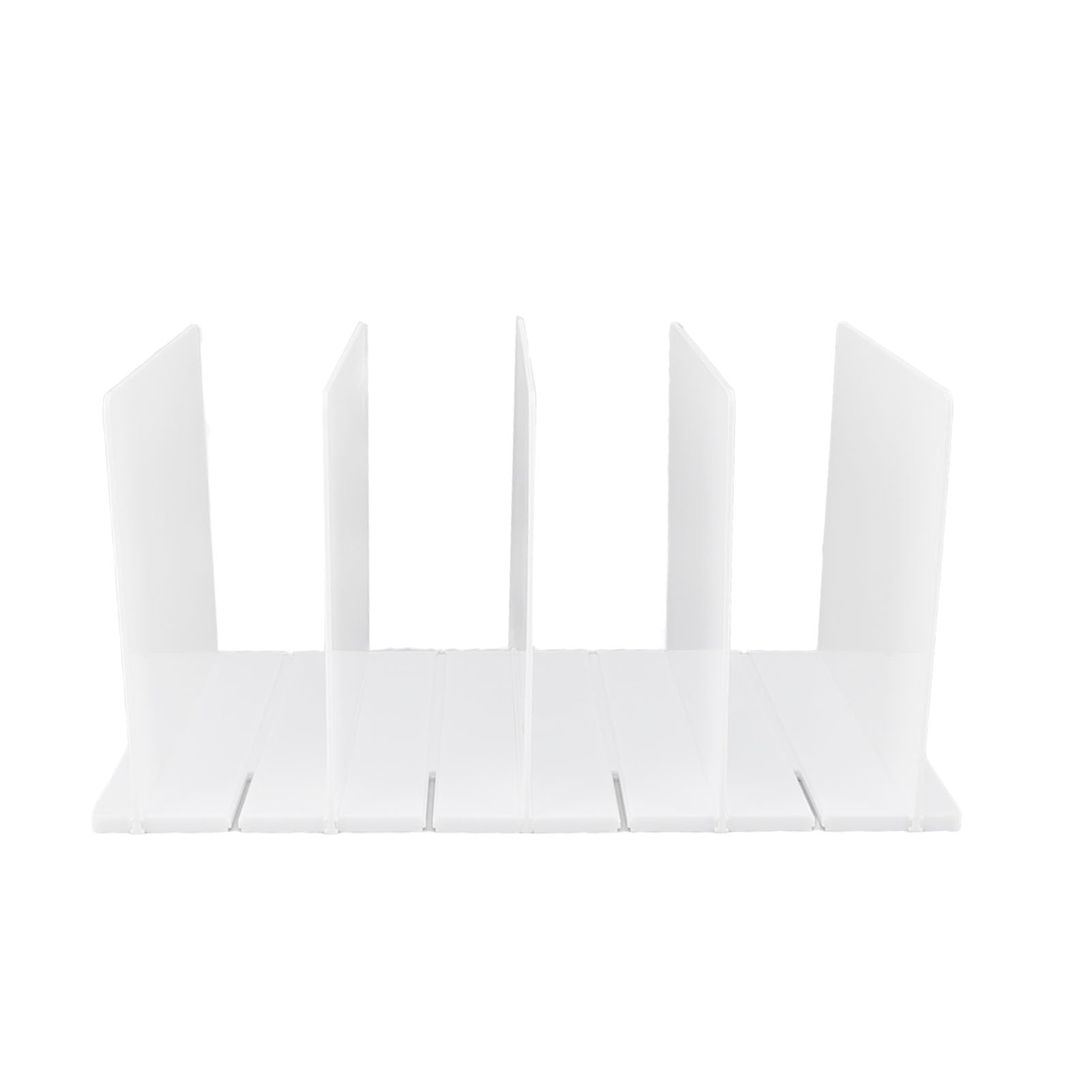 Organisateur de séparation d'étagère pour Placard |Outil Facile – Moins d'assemblage maintient Les Sacs à Main/Livres Droits |Séparateur d'étagère en ABS Solide pour Cuisine et (5 Planches de