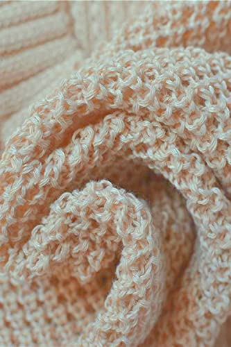 Jumppmile Womens V Neck Waffle Knit Cropped Top Long Sleeve Pullover Crop Sweater3