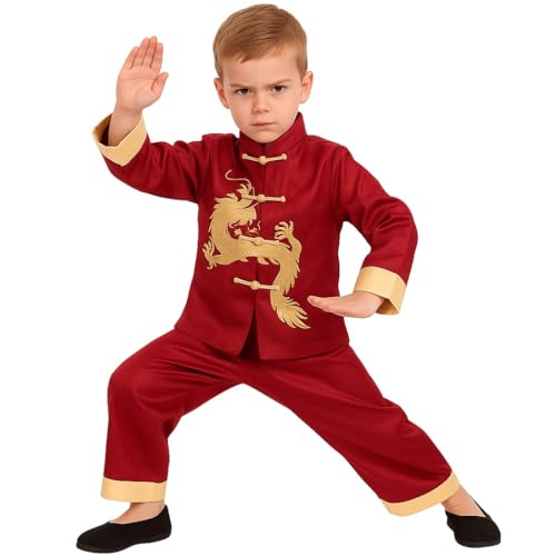 Disfraz tradicional chino Tang para niños 10-11 años