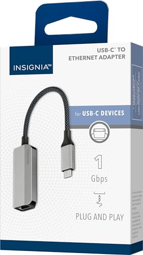 Adaptateur USB-C vers Ethernet pour connexion internet filaire 1Gbps