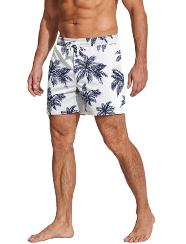 Image of Deyeek 5.5 Inch Mens Pajama Shorts Sleep Cotton Lounge PJ Lightweight Elastic Waist Drawstring Nightwear Bottom with Pockets