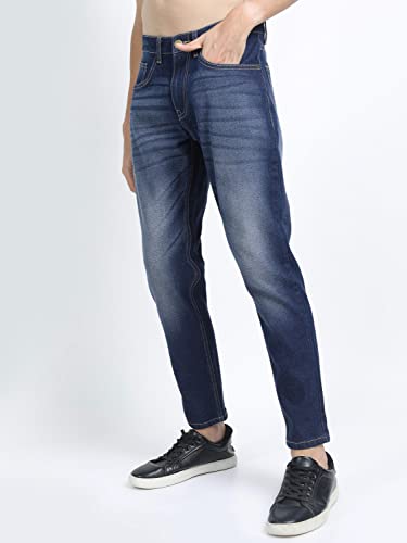Image of KETCH Men's Tapered Fit Mid Rise Jeans (Stretchable)