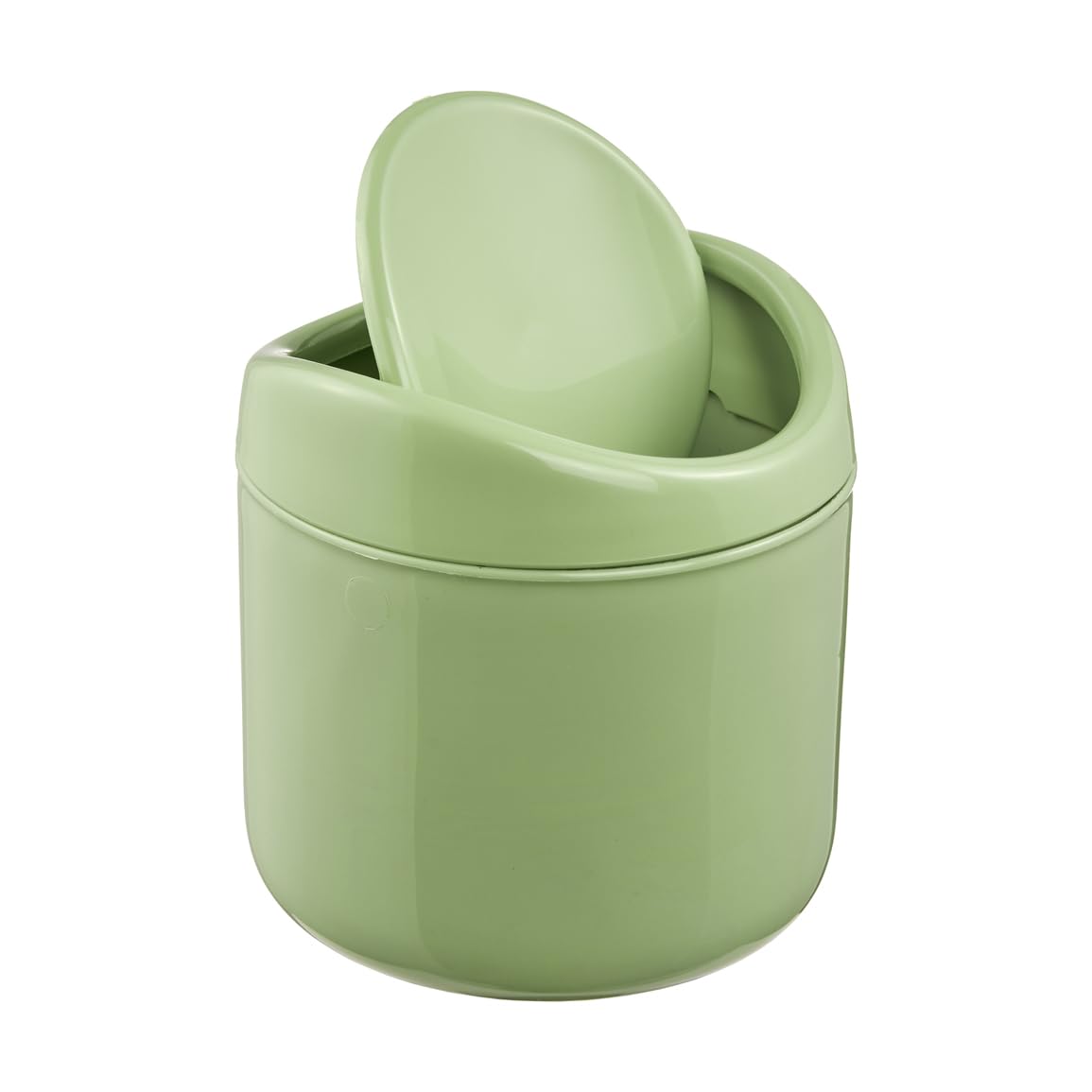 keeeper 1067831900000 Trash Can, Plastic, eco grass green