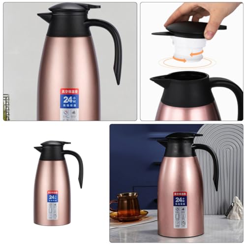 Jarra térmica con aislamiento de 2l para conservar su café caliente por más tiempo 4