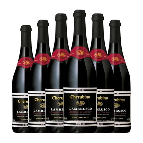 Bema Cherubino Lambrusco Lambrusco Grasparossa di Castelvetro 75 cl Vino tinto (Caja de 6 Botellas de 75 cl)