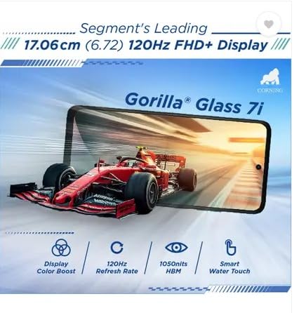 Motorola G57 Power 5G display showcasing vibrant colors and smooth motion.