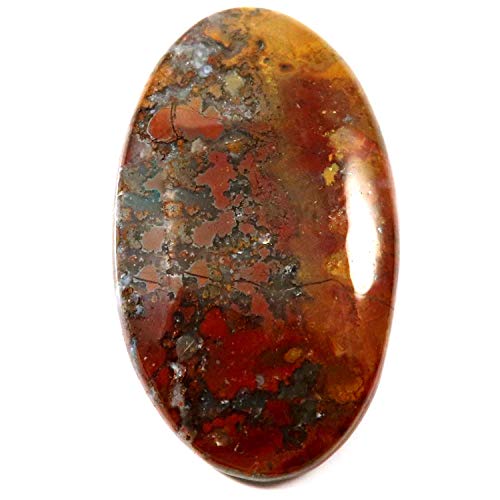 Agate hongroise 41,35 carats cabochon ovale pour la création de pendentifs