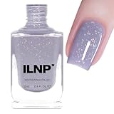 ILNP Pitter Patter - Cloudy Periwinkle Flakie Shimmer Nail Polish