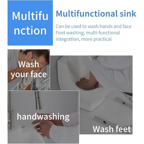 Bañera para pies musulmana con taburete, masajeadora de cerámica miniatura 6