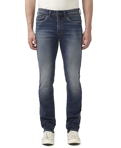 Buffalo David Bitton Men's Ash Fashion Jeans, Indigo, 40W x 30L