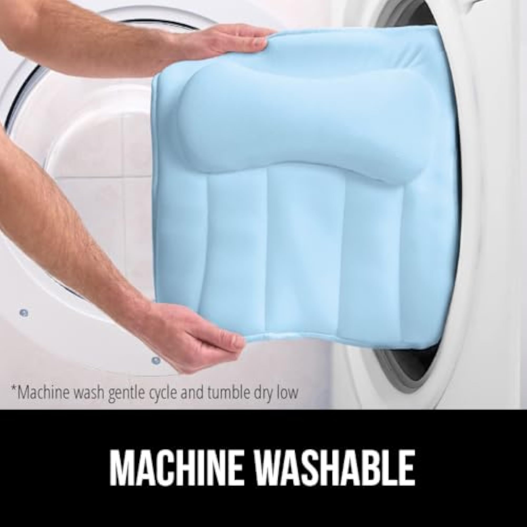 Mesh Bath Pillow for Tub, Oversized Headrest