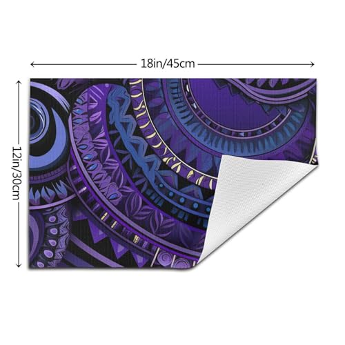 Set de table pour intérieur et extérieur idéal pour repas de terrasse - 6