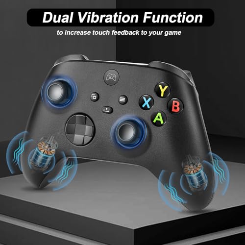 Image of Controller Compatible with Series X /S, One X /S Consoles -Dual Vibration& 3.5mm Audio Jack(Batteries and Receiver are Not Included)