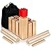 KAYSO® Kubb Wikinger Wurfspiel [Made in Germany] aufregendes Gesellschaftsspiel für Erwachsene und Kinder aus echtem Buchenholz - packendes Wikinger Spiel für draußen - das ideale Outdoor Spielzeug