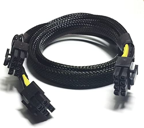 Für Dell T3600 T3610 T5600 T5610 T5610 T7600 T7610 5810 T5810 T7810 PSUs PCIe Netzadapterkabel 8-poliger Stecker auf Dual 8-polig (6+2) Stecker PCI Express Netzadapter Splitterkabel 33 cm (13 Zoll) 34