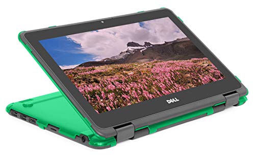 Funda DELL Chromebook 3110 2 en 1 mCover para evitar arañazos en portátiles escolares verdes 1