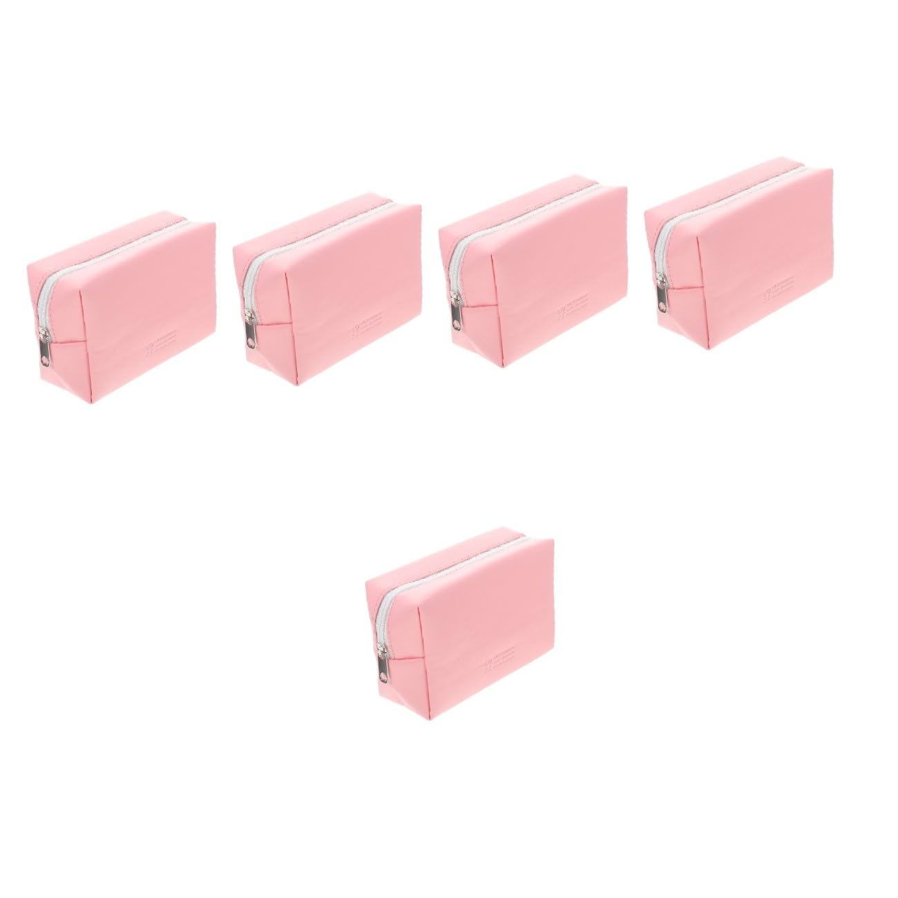 Mipcase 5pezzi Borsa Cosmetica Con Cerniera Per Viaggio Pochette Portatile Per Trucco e Accessori Femminili Facile Da Trasportare e Pulire