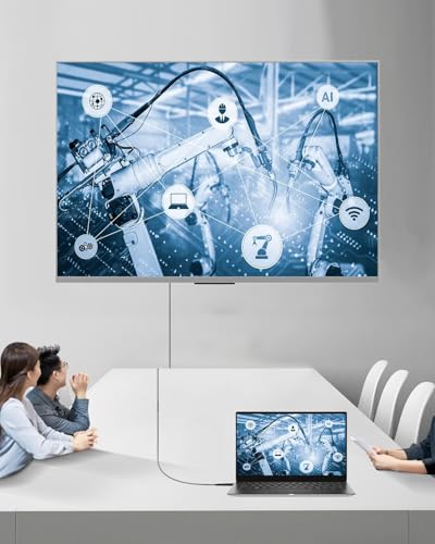 Image of Fiber Optic HDMI Cable (HDMI 2.0, 18Gbps), Long HDMI Cable in Wall 150 ft, Ultra High Speed 4K 60Hz 444 with Micro and Standard HDMI Connector, HD,HDR10,ARC,3D,Slim for Laptop,PS4, Projector