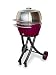 Produktbild LotusGrill XL Gartengrill Set Limettengrün - Grillwagen mit Grillhaube XL aus Edelstahl (Pflaumenlila)