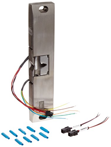 HES 9600 Series Stainless Steel Fire Rated Surface Mounted Electric Strike Body for Rim Exit Devices with Locked State Monitoring, Satin Stainless Steel Finish