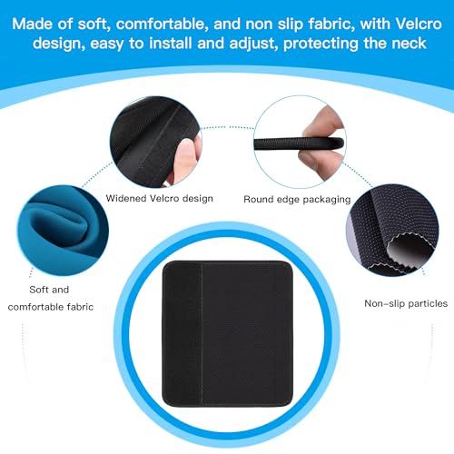 Image of Car Seat Belt Pad Cover, 4-Pack Soft Car Safety Seat Belt Strap Shoulder Pad for Adults and Children, Suitable for Car Seat Belt, Backpack, Shoulder Bag (Cow Pattern)