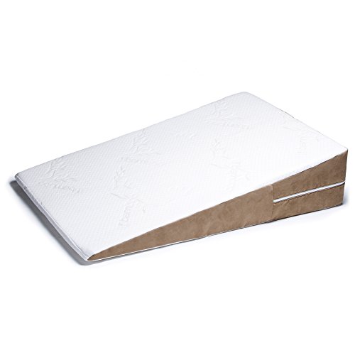 Avana Bed Wedge Memory Foam Pillow with Removable...