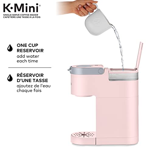 Image of Keurig K-Mini K-Mini Coffee Pod Coffee Maker - Ultra Sleek Design, Dusty Rose