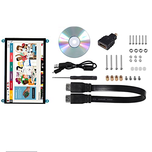 Image of for Raspberry Pi 7 inch Touch Screen Monitor Module, 7 inch IPS Display 1024X600 Touchscreen Computer Game Monitor for Pi 4 /3 /2 / Zero /B B+,Support Raspbian Ubuntu Xbox /PS4 /Mac iOS /Win10