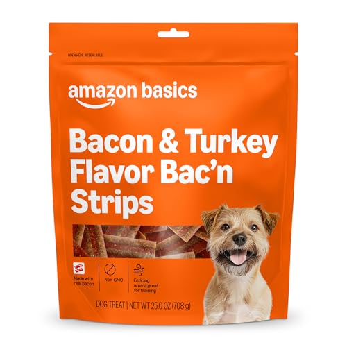 Amazon Basics Bacon and Turkey Flavor Bac'n...
