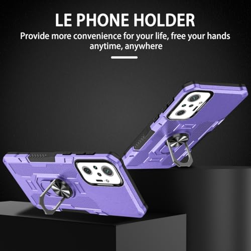 Coque Xiaomi Redmi Note 10 Pro antichoc rigide anti-chute avec béquille de support intégrée - 2