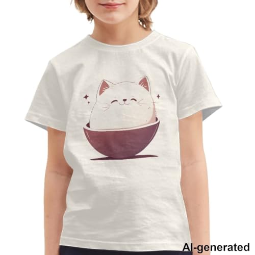 Image of Novelty 3D Graphic T Shirts for Kids Crew Neck Funny Animal Print Short Sleeve Girls Tshirts 3-16 Years