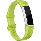 Maledan for Fitbit Alta HR/Alta and Fitbit Ace Bands, Replacement Accessories Wristbands for Fitbit Alta/Alta HR/Ace, Lime Small