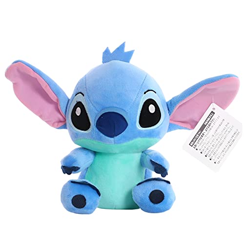 Stitch Peluche Stitch Pupazzo Stitch Peluche Giocattoli Blu Pupazzo Stitch Soft Animal Doll Collezione Bambola Carina Giocattolo Educativo per Bambini Adulti e Fans