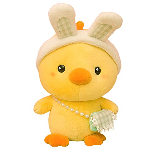 BYNYXI 25 cm Pollitos de peluche, lindo pollo de peluche de peluche suave cojín de peluche relleno de pollo muñecos de abrazo, juguete para niños y niñas regalo