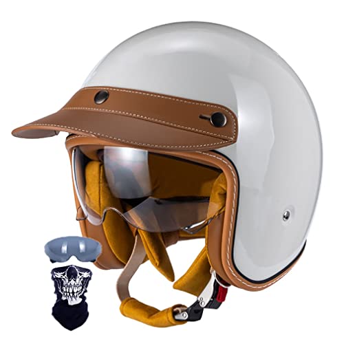 Casco Moto 3/4 Casco Jet Casco Scooter Caschi Moto...