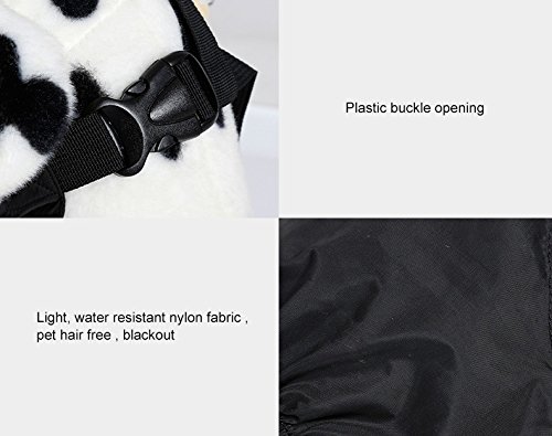 Bonaweite Dog Calming Cap Eye Mask, Pet Anxiety Mask, Nylon Shading Cat Collar Muzzle for Grooming Anti Car Sickness M
