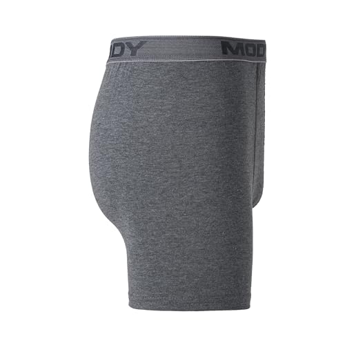 Mody Men's Underwear Boxer Briefs, Breathable & Moisture Wicking Boxers for Men, Boxer Briefs for Men Pack 34