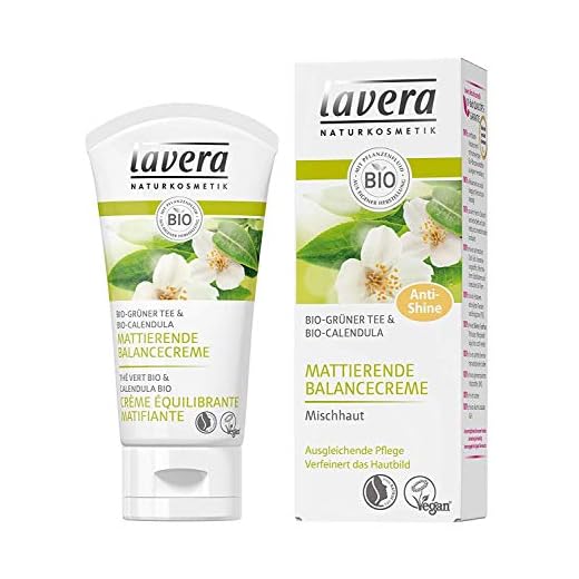 Lavera mattering balancecreme ekologiskt grönt te 3 fördelar (3 x 50 ml)