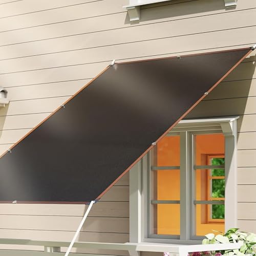 Voile d'ombrage anti-UV extérieur pour protection terrasse et balcon