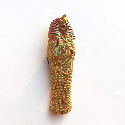 Egyptian Mummy Egypt Fridge Magnet Travel Souvenir Gift Collection Home Kitchen Decoration Magnetic Sticker, Egypt Refrigerator Magnet #TOP3
