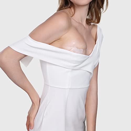 Emoet Clear Boob Tape And 10 Pcs Cute Cartoon Bear Nipple Cover Set, Push Up Breast Lift Tape Athletic Tape With Invisible Boobytape Bra For Big Breas And Women Dresses Or Clothes #TOP4