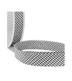 Polyester mediac Disquette 25m Biais Vichy tissé Polyester et Coton 20mm - Noir 2961-014