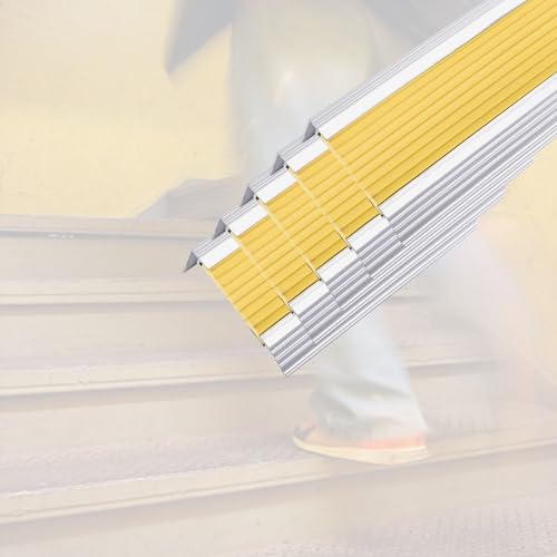 Nez d'escalier antidérapant en caoutchouc pour marches bois et béton
