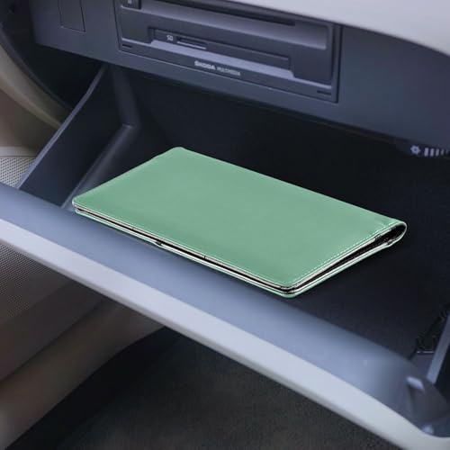 Organizador para auto cuero compacto miniatura 6