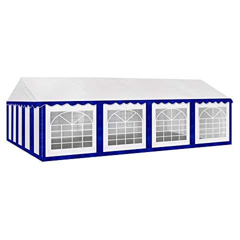 AMERICAN PHOENIX Party Tent 16x26 Canopy Tent Large Heavy Duty White Commercial Fair Shelter Wedding Events Party (White+Blue, 16x26) Cover