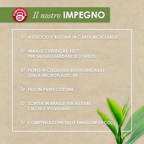 Pompadour, Infuso Limone Italiano, 60 Filtri (3 Confezioni Da 20 Filtri), Con Veri Limoni Italiani E Miele, Certificato Rfa, Senza Lattosio, Glutine E Allergeni - 7