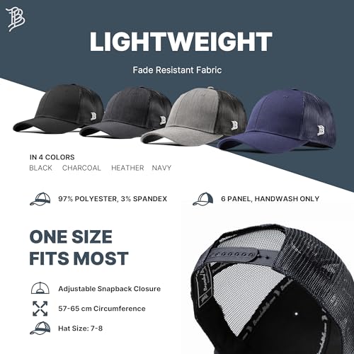 Gorra Trucker Curva de Cuero Midnight Florida 27 para Hombre miniatura 4