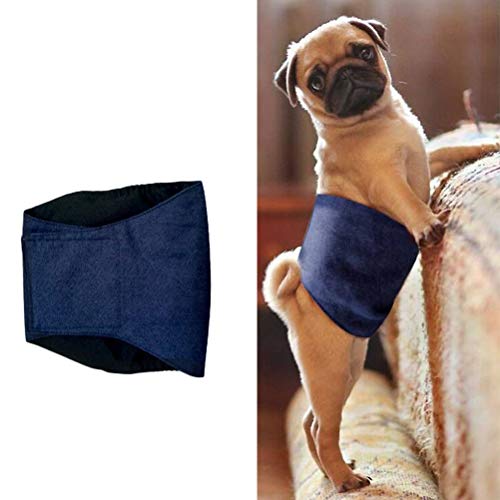 Calça sanitária POPETPOP para cães de estimação, calça fisiológica de algodão lavável para filhotes,
